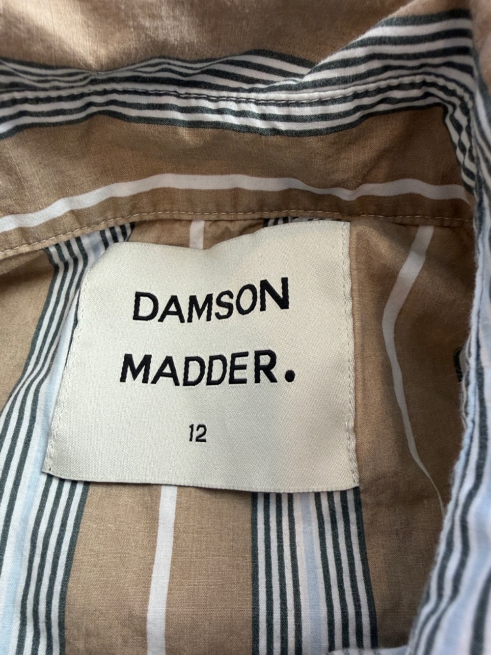 Damson Madder Kylie Ruffle Shirt Size 12 - C11-211 - Picture 4 of 14